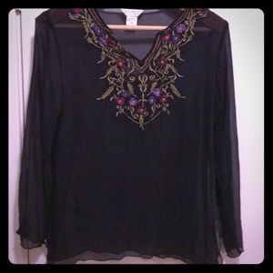 Allison Taylor silk blouse